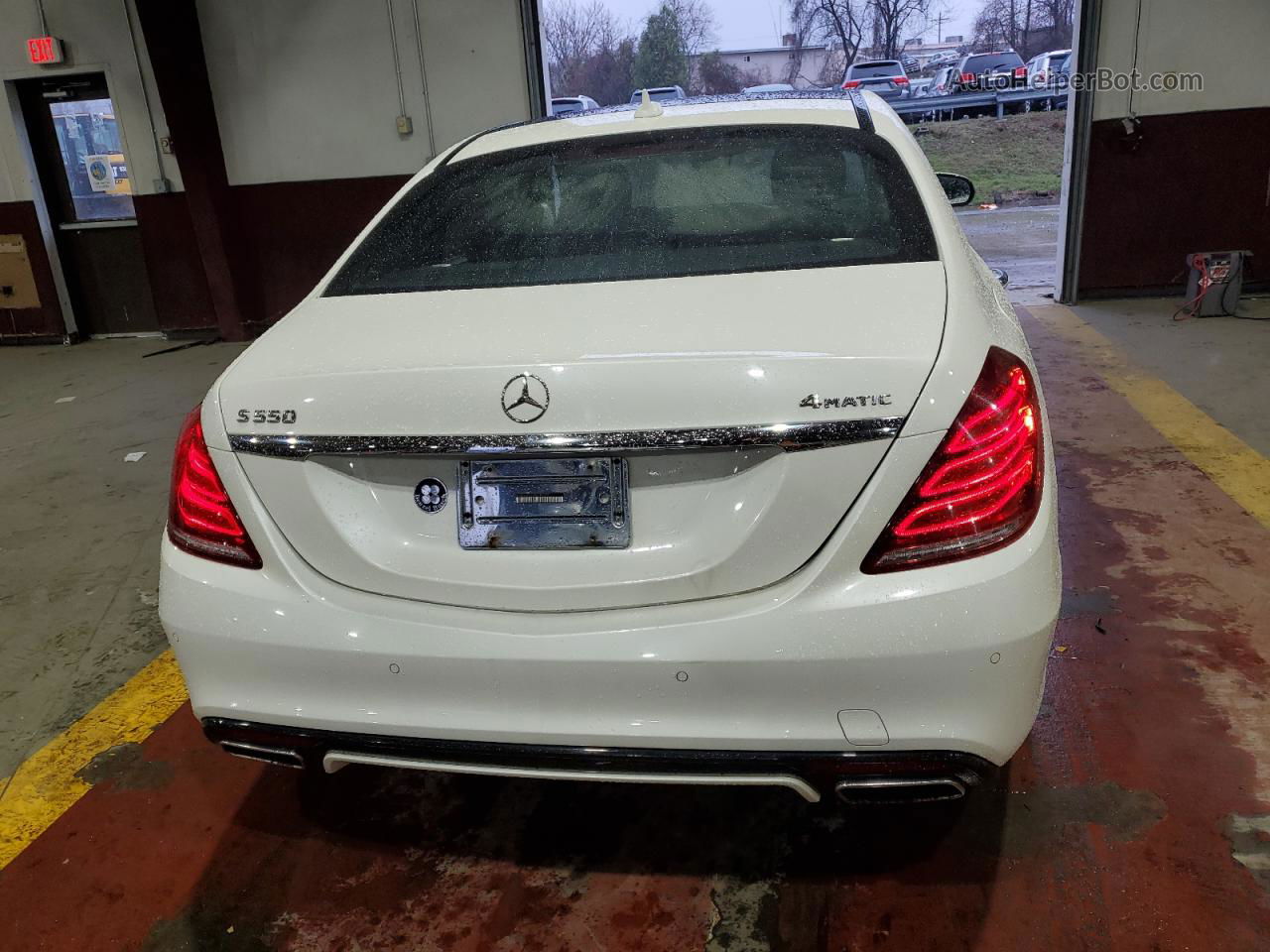 2015 Mercedes-benz S 550 4matic White vin: WDDUG8FB8FA180471