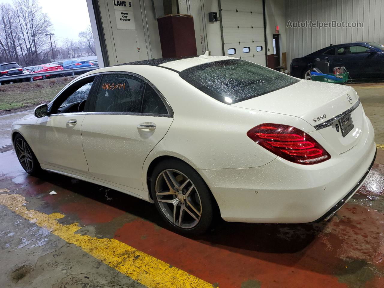 2015 Mercedes-benz S 550 4matic White vin: WDDUG8FB8FA180471