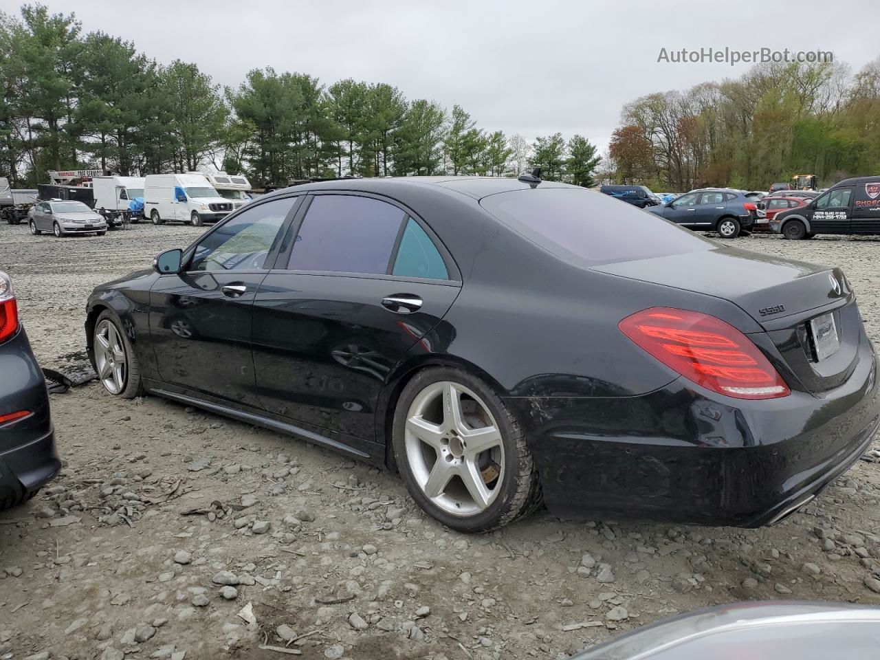 2015 Mercedes-benz S 550 4matic Black vin: WDDUG8FB9FA094148