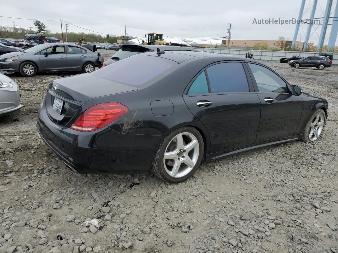 2015 Mercedes-benz S 550 4matic Black vin: WDDUG8FB9FA094148