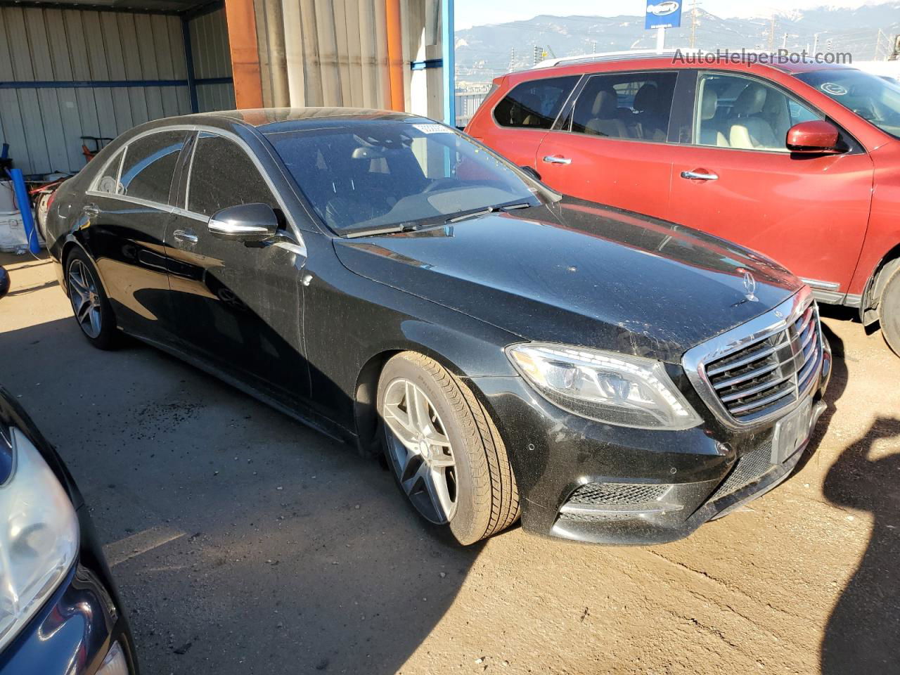 2015 Mercedes-benz S 550 4matic Black vin: WDDUG8FB9FA096689