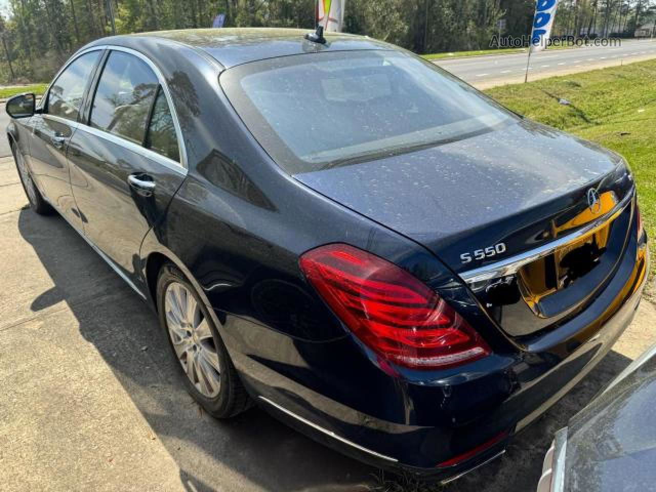 2015 Mercedes-benz S 550 4matic Синий vin: WDDUG8FB9FA103799