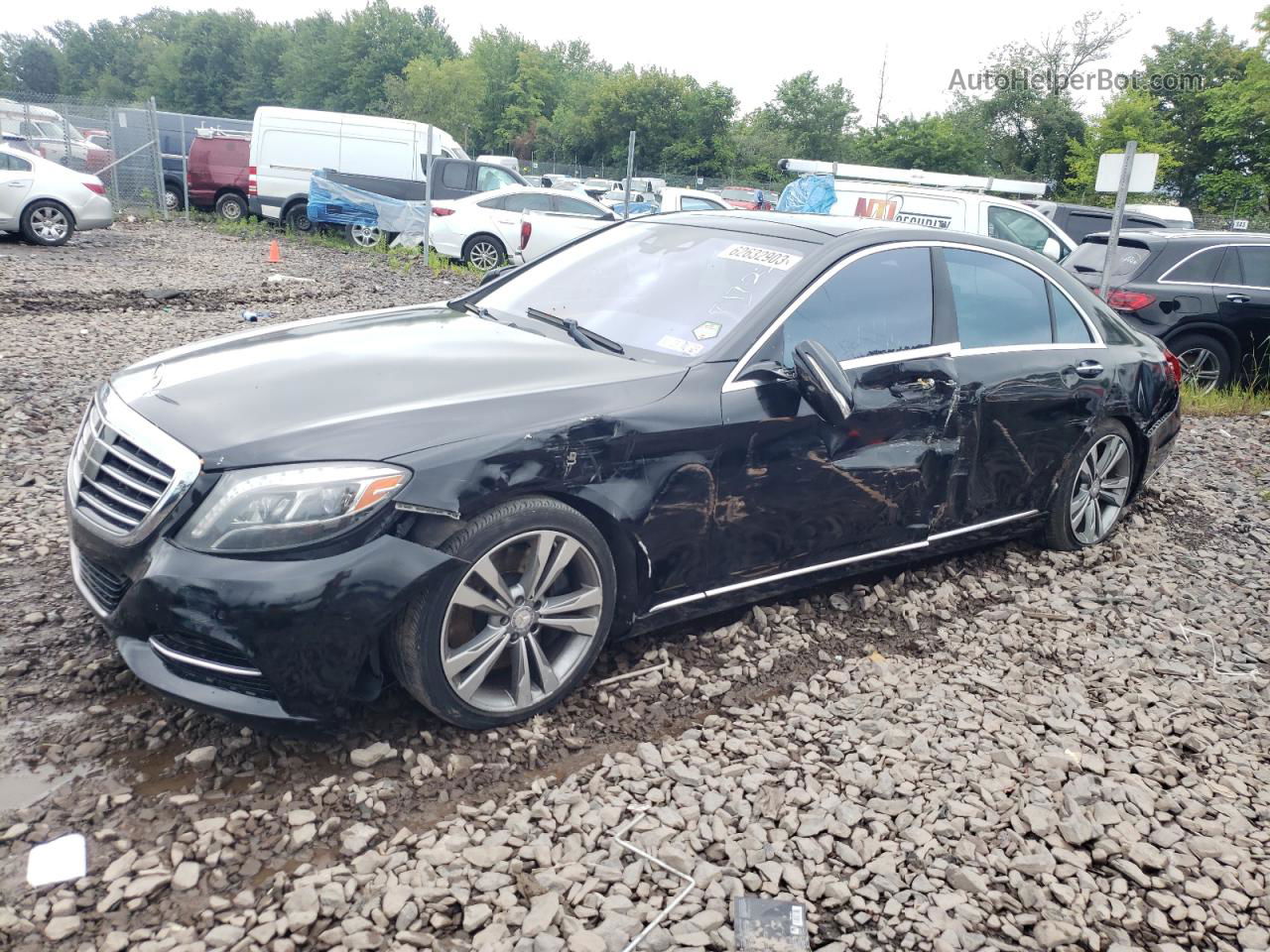 2015 Mercedes-benz S 550 4matic Black vin: WDDUG8FB9FA118142