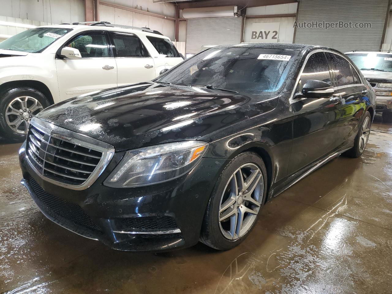 2015 Mercedes-benz S 550 4matic Black vin: WDDUG8FB9FA161251