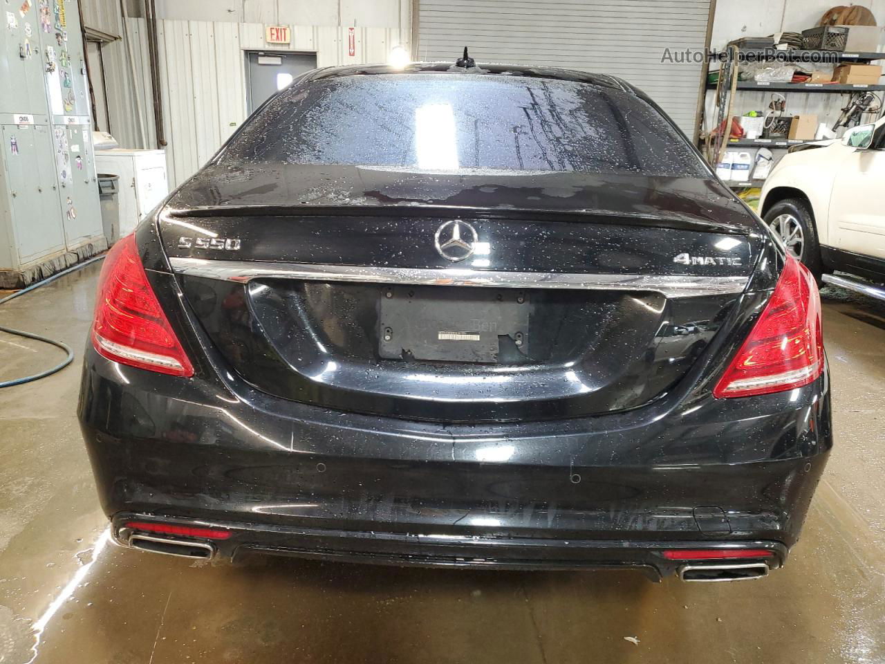 2015 Mercedes-benz S 550 4matic Черный vin: WDDUG8FB9FA161251