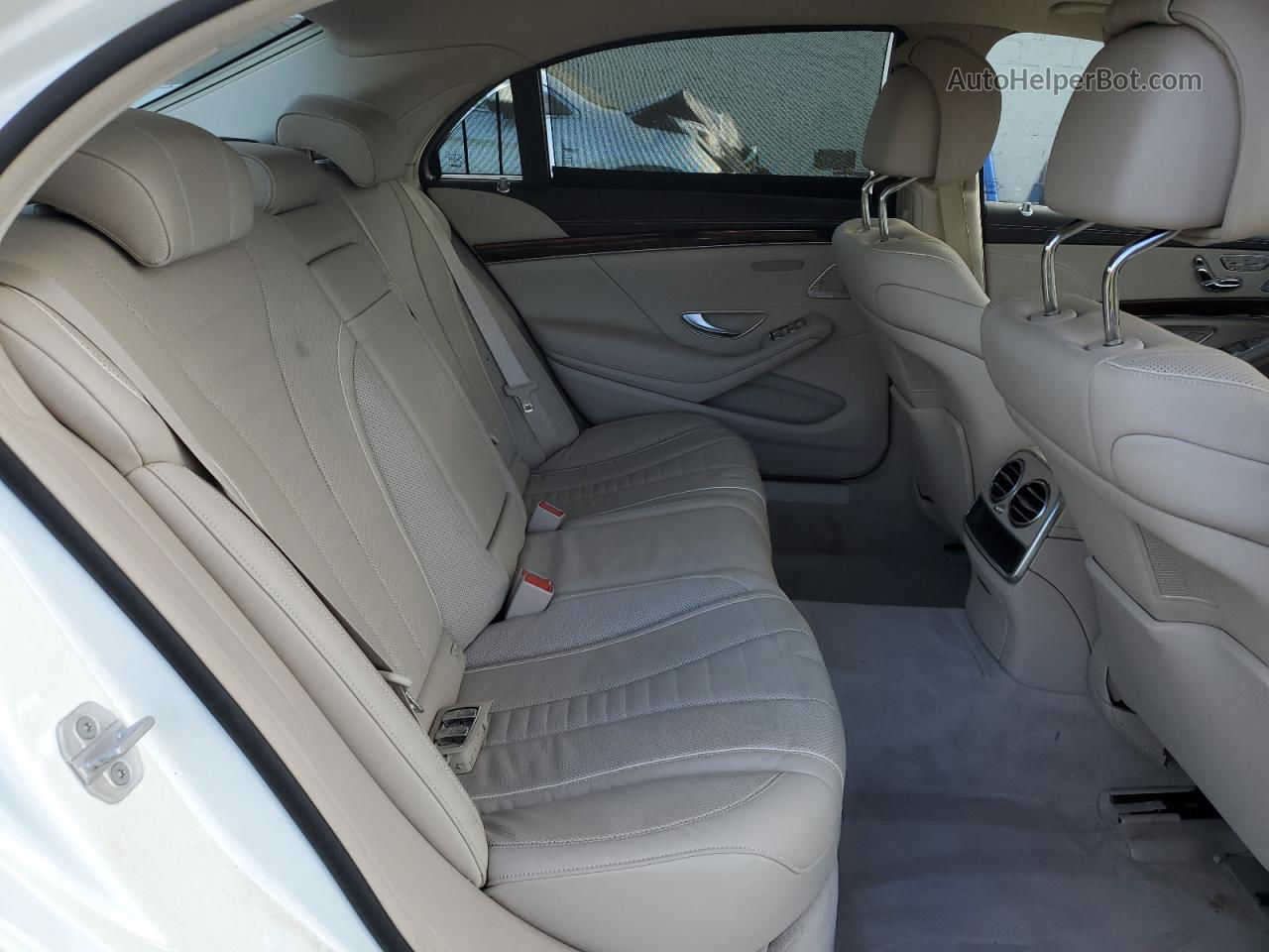 2015 Mercedes-benz S 550 4matic White vin: WDDUG8FB9FA189082