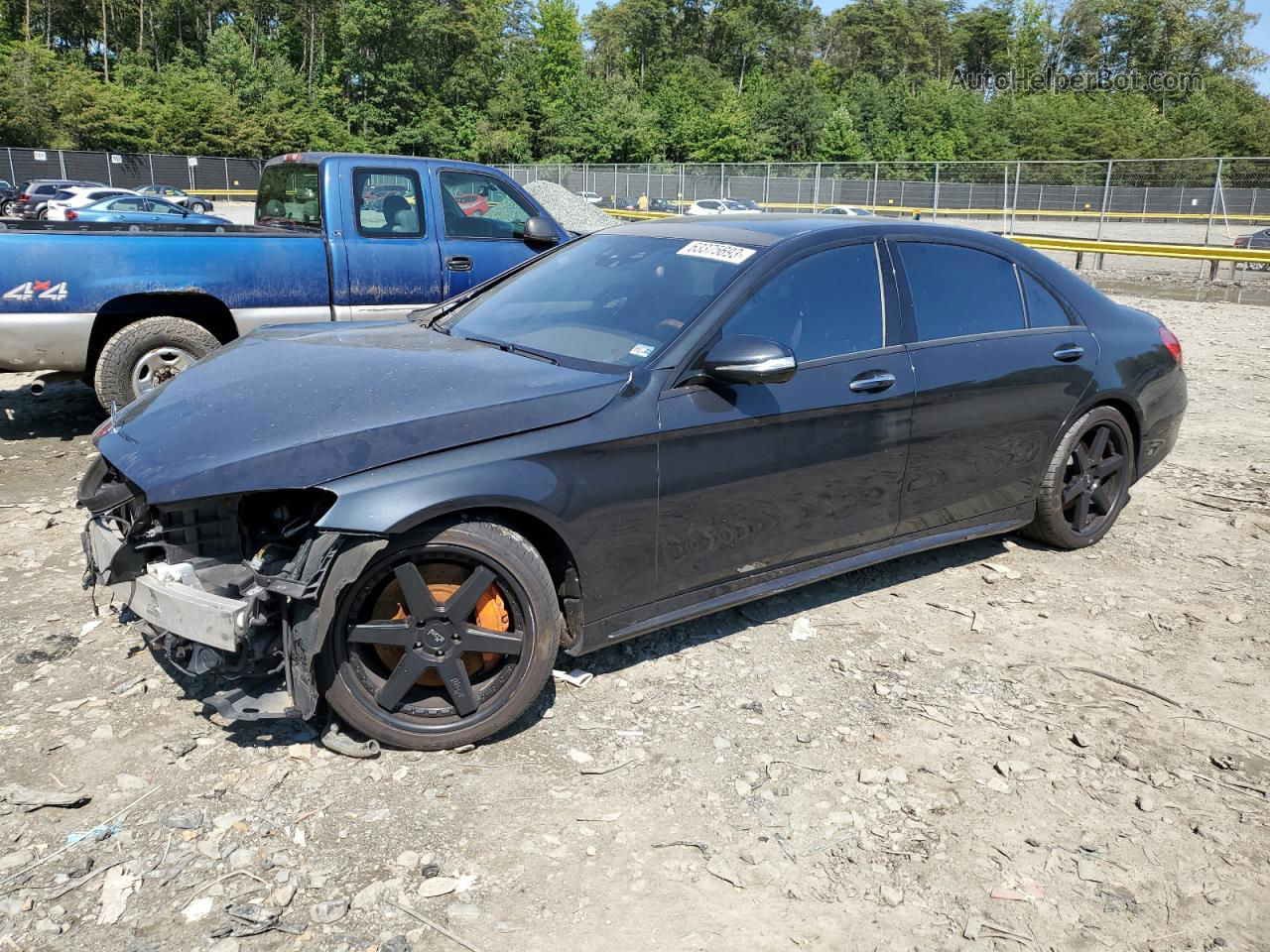 2015 Mercedes-benz S 550 4matic Black vin: WDDUG8FB9FA190121