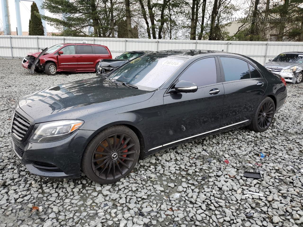 2015 Mercedes-benz S 550 4matic Gray vin: WDDUG8FBXFA078282