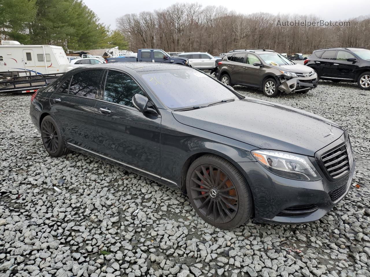 2015 Mercedes-benz S 550 4matic Gray vin: WDDUG8FBXFA078282