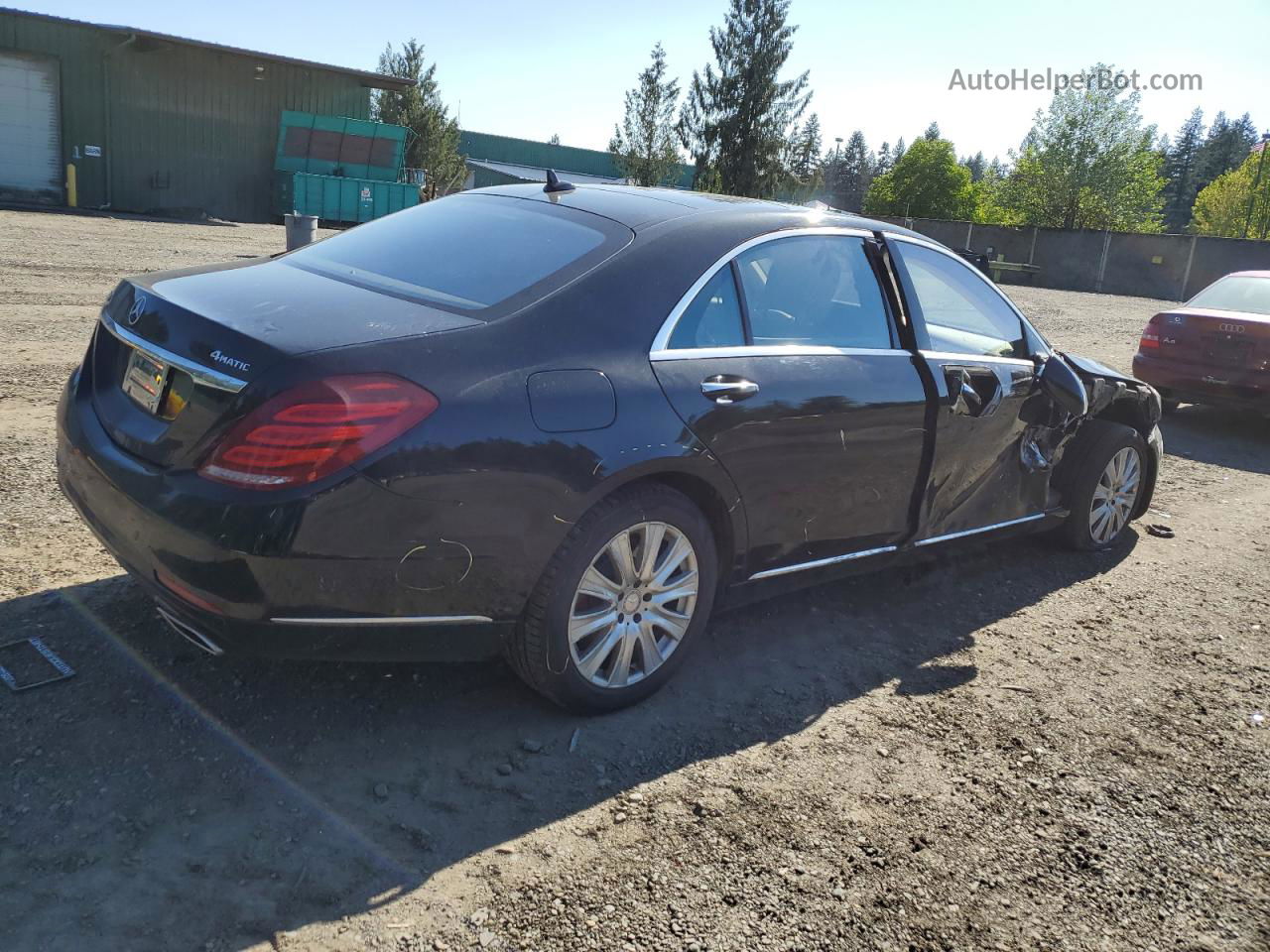 2015 Mercedes-benz S 550 4matic Черный vin: WDDUG8FBXFA085121