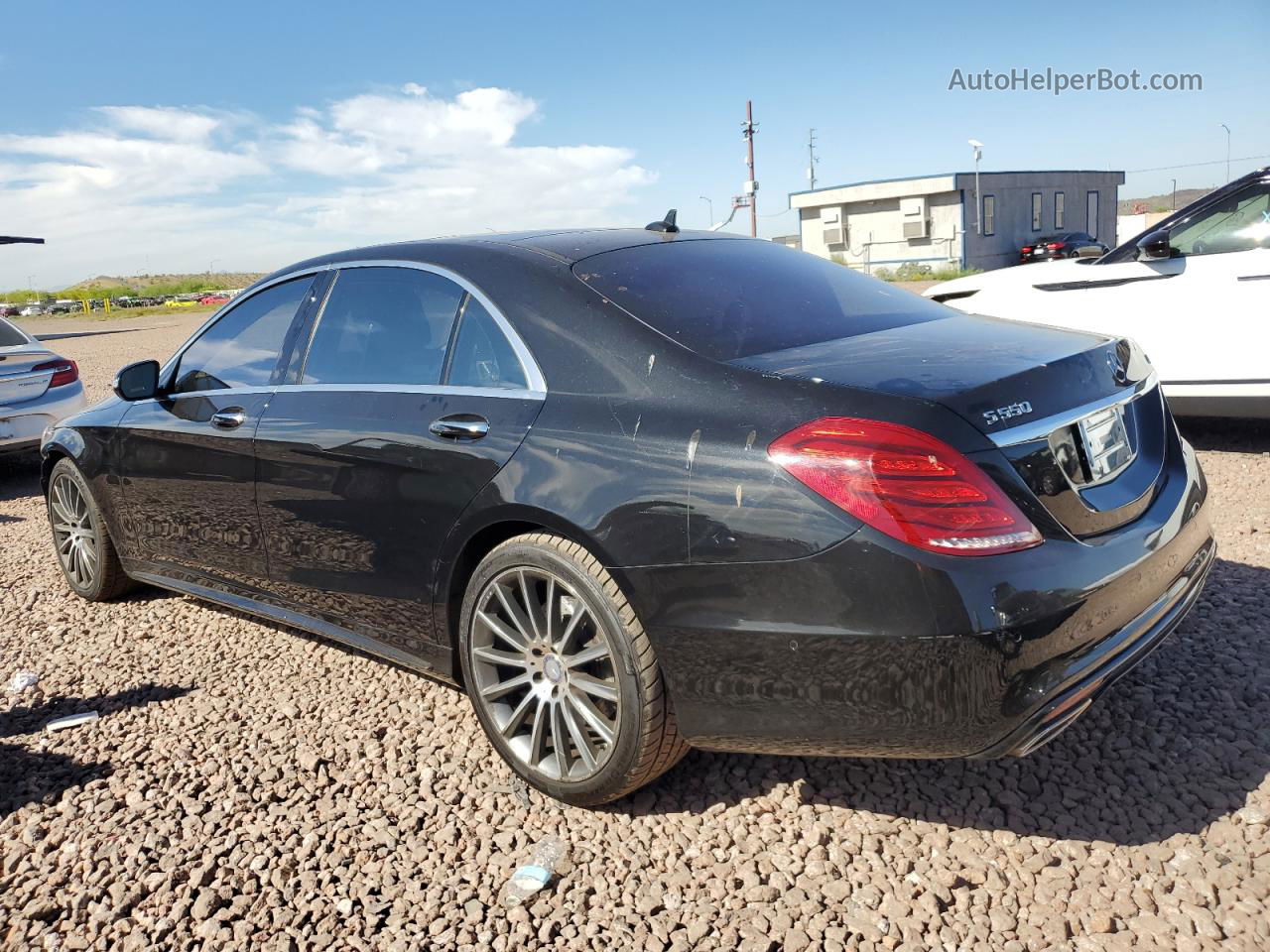 2015 Mercedes-benz S 550 4matic Черный vin: WDDUG8FBXFA087645