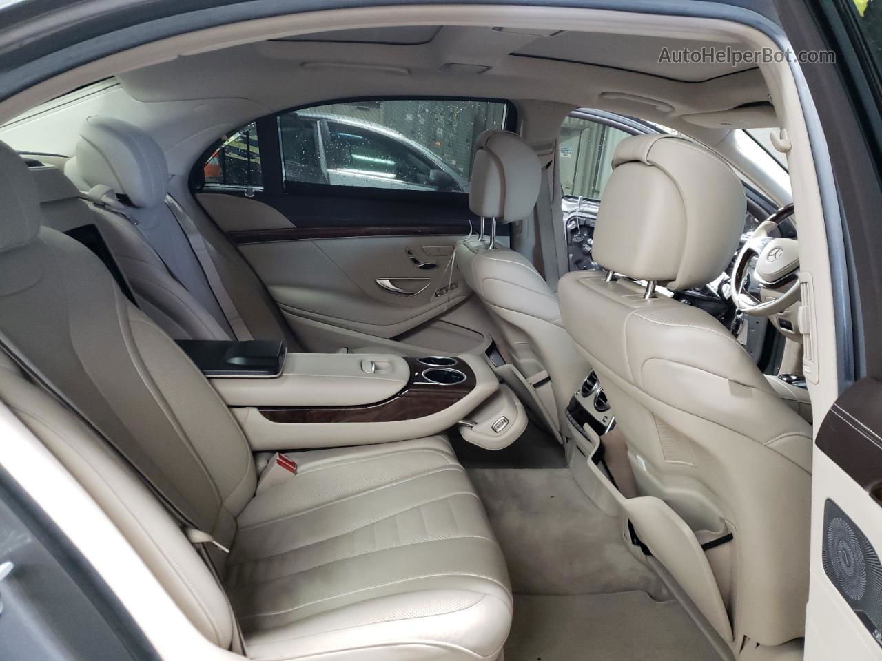 2015 Mercedes-benz S 550 4matic Gray vin: WDDUG8FBXFA089282