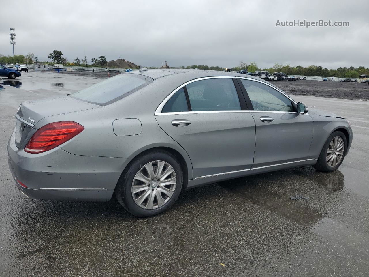 2015 Mercedes-benz S 550 4matic Silver vin: WDDUG8FBXFA160819