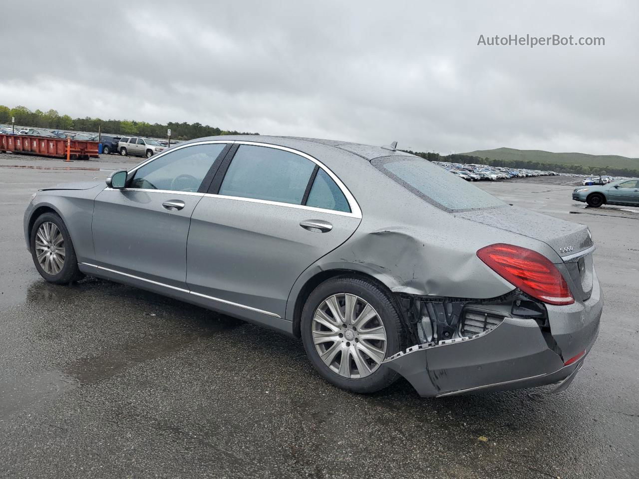 2015 Mercedes-benz S 550 4matic Silver vin: WDDUG8FBXFA160819