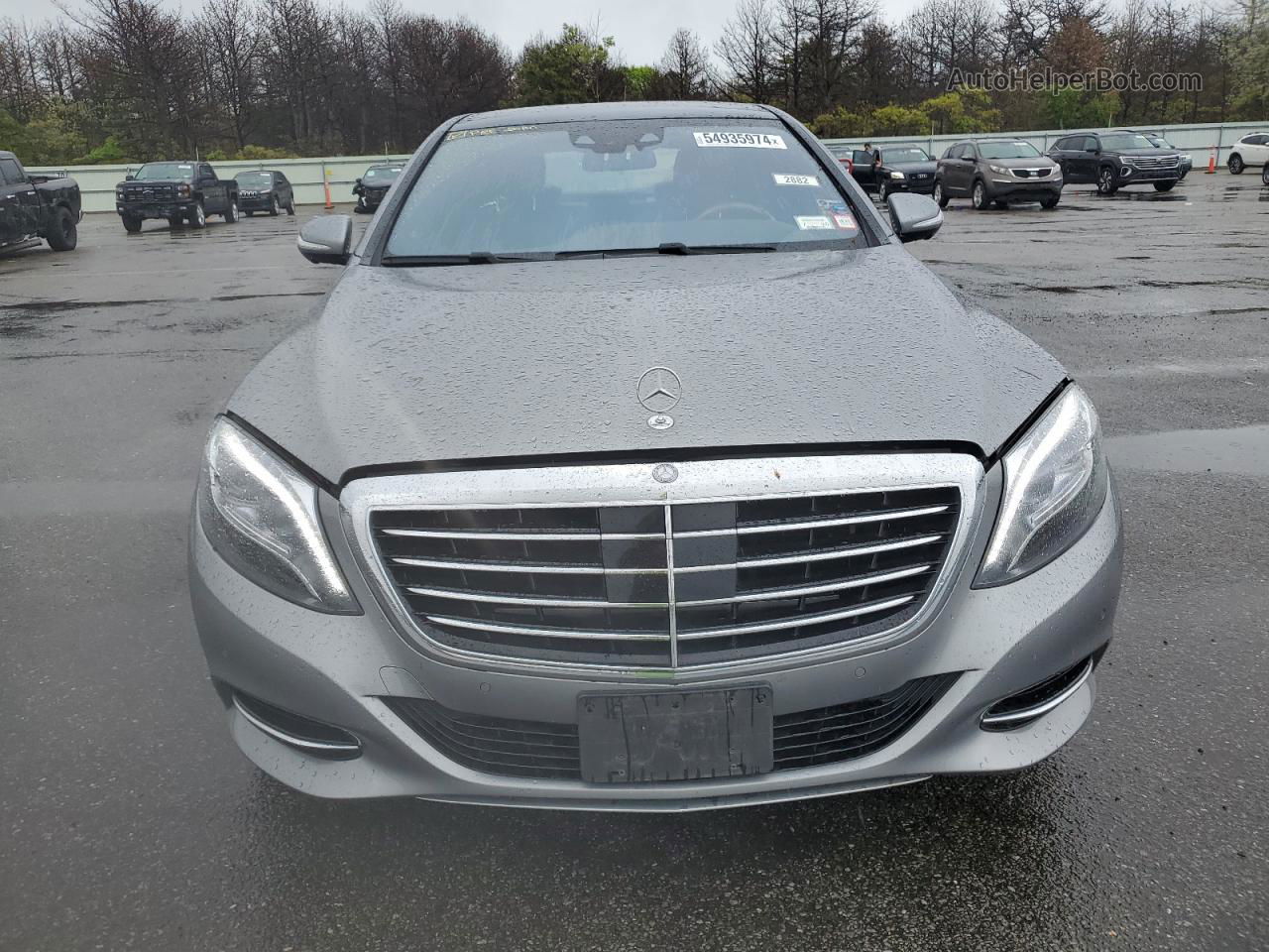 2015 Mercedes-benz S 550 4matic Silver vin: WDDUG8FBXFA160819