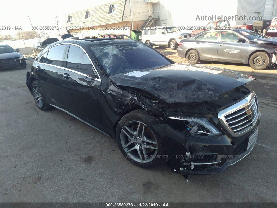 2016 Mercedes-benz S-class S 550 Black vin: WDDUG8FBXGA265829