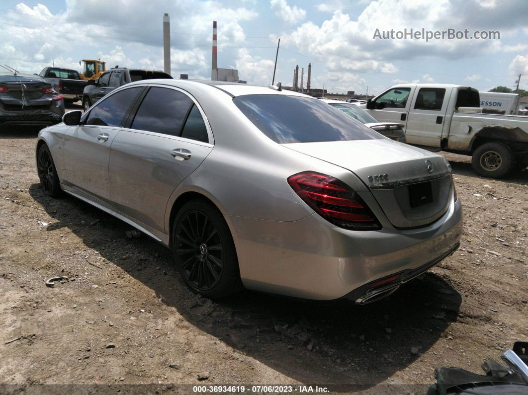 2019 Mercedes-benz S-class S 560 Silver vin: WDDUG8GB0KA436434