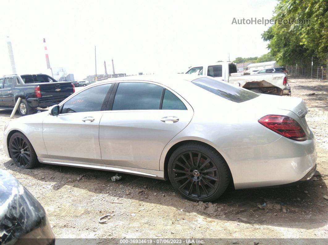 2019 Mercedes-benz S-class S 560 Silver vin: WDDUG8GB0KA436434