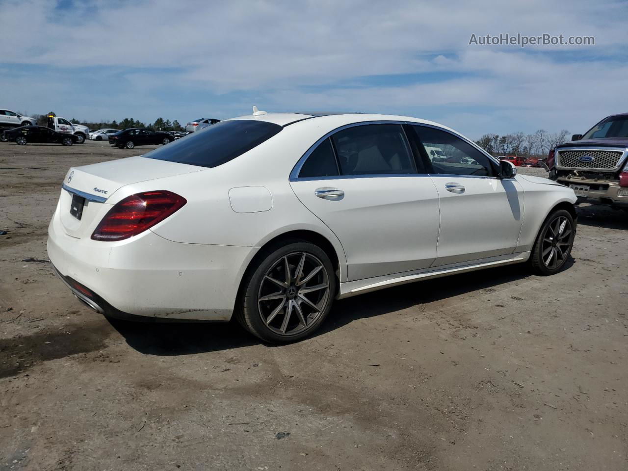 2019 Mercedes-benz S 560 4matic White vin: WDDUG8GB0KA464444