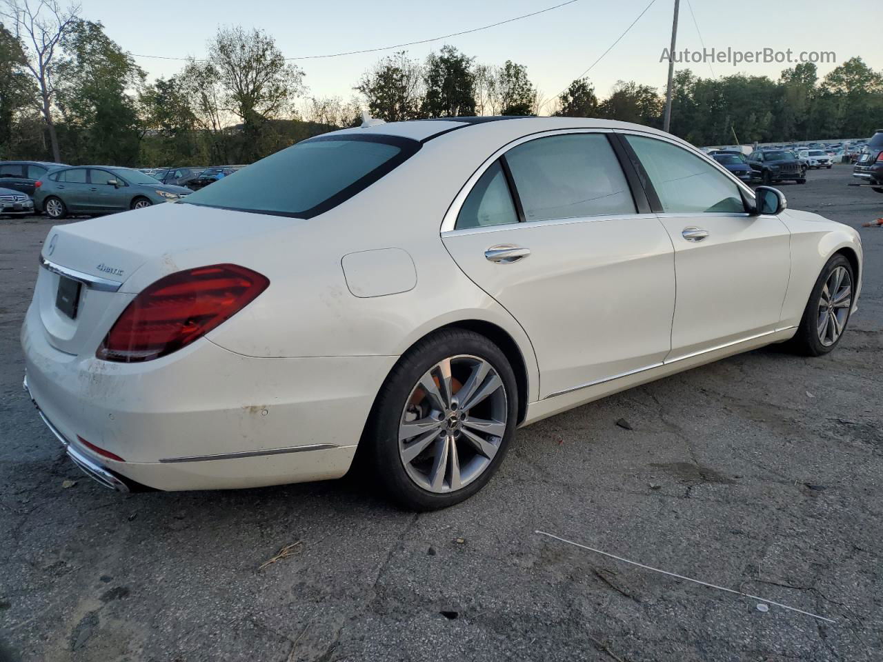 2019 Mercedes-benz S 560 4matic White vin: WDDUG8GB1KA427614