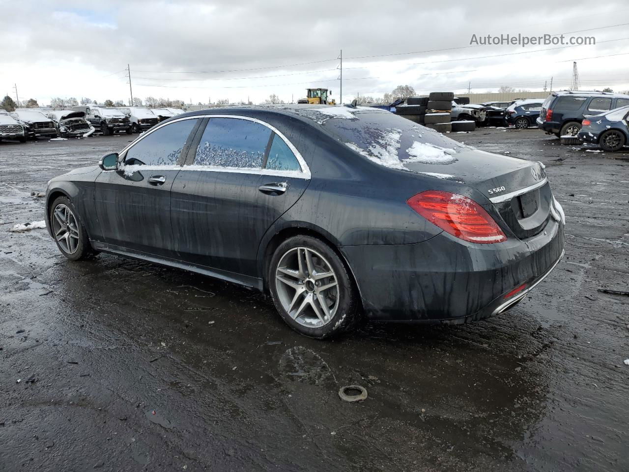 2019 Mercedes-benz S 560 4matic Черный vin: WDDUG8GB1KA433770