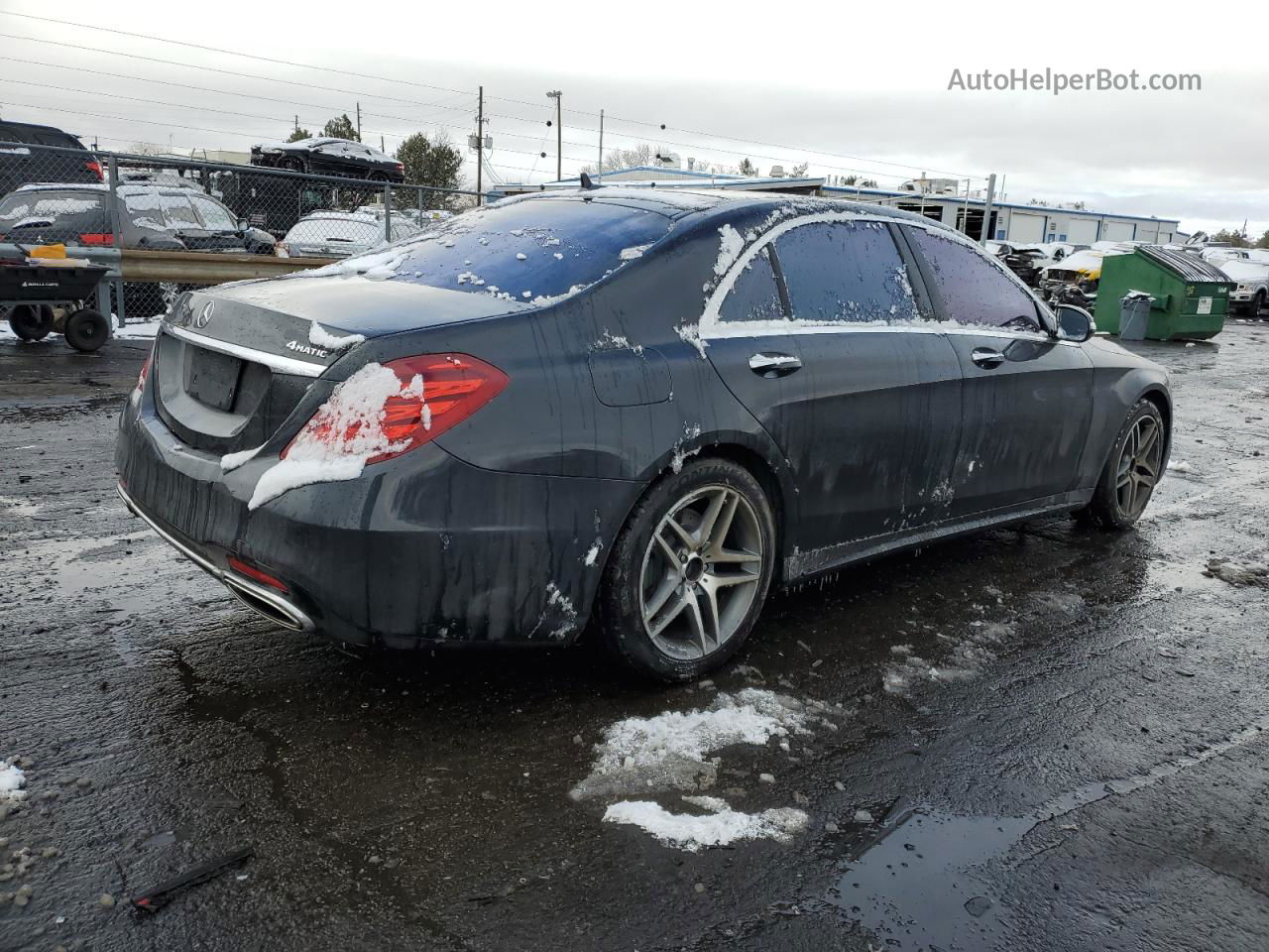 2019 Mercedes-benz S 560 4matic Черный vin: WDDUG8GB1KA433770