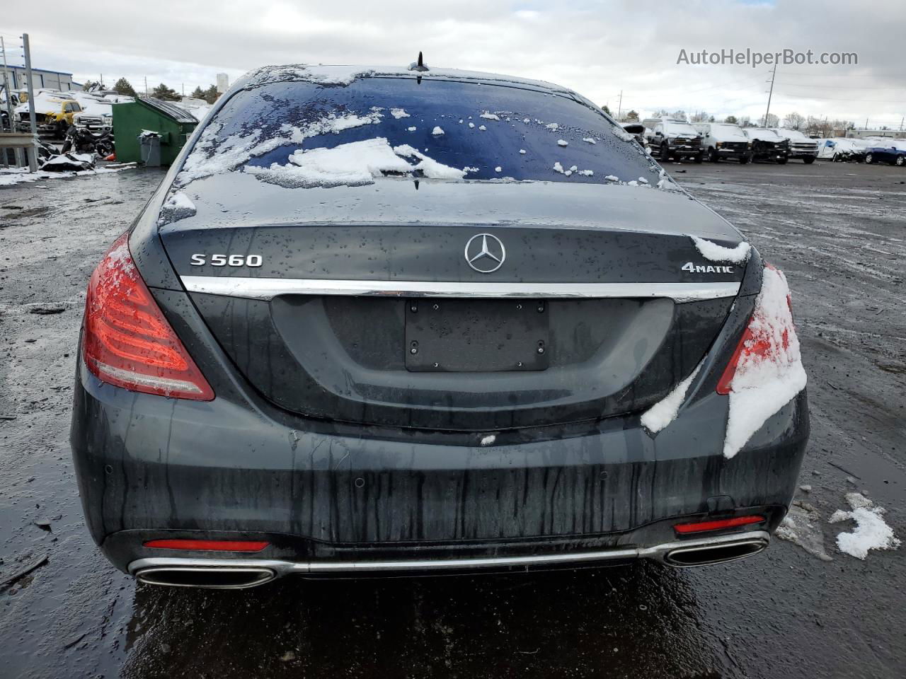 2019 Mercedes-benz S 560 4matic Black vin: WDDUG8GB1KA433770