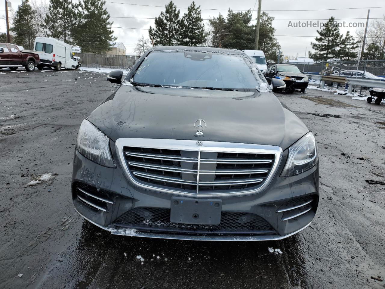 2019 Mercedes-benz S 560 4matic Черный vin: WDDUG8GB1KA433770