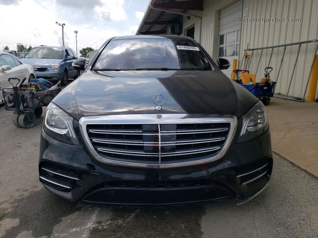 2019 Mercedes-benz S 560 4matic Black vin: WDDUG8GB1KA443117