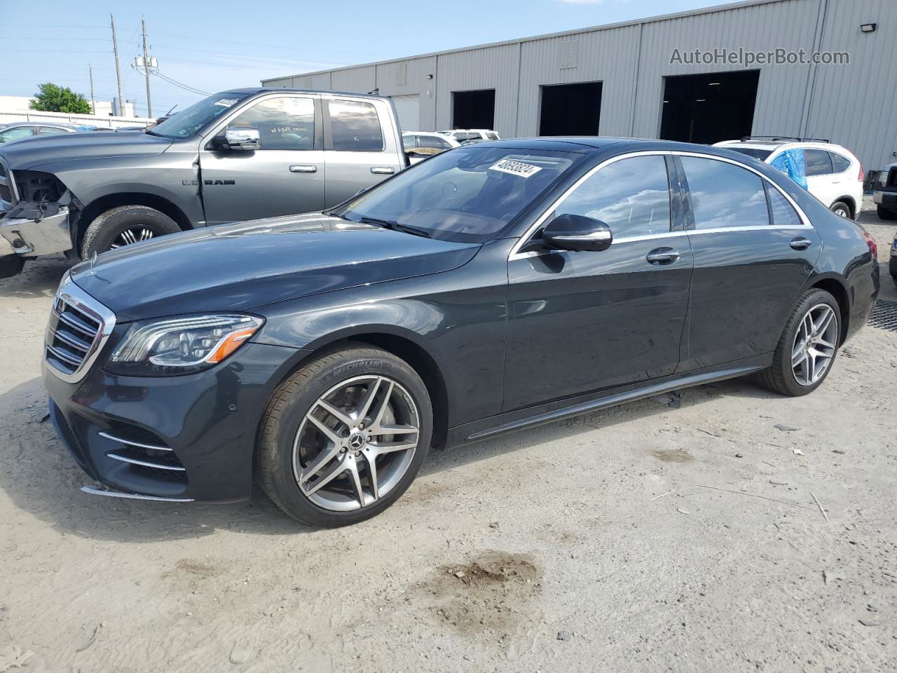 2019 Mercedes-benz S 560 4matic Gray vin: WDDUG8GB1KA473380