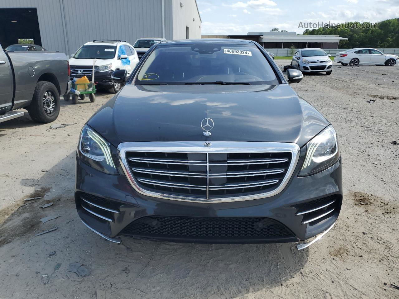 2019 Mercedes-benz S 560 4matic Gray vin: WDDUG8GB1KA473380