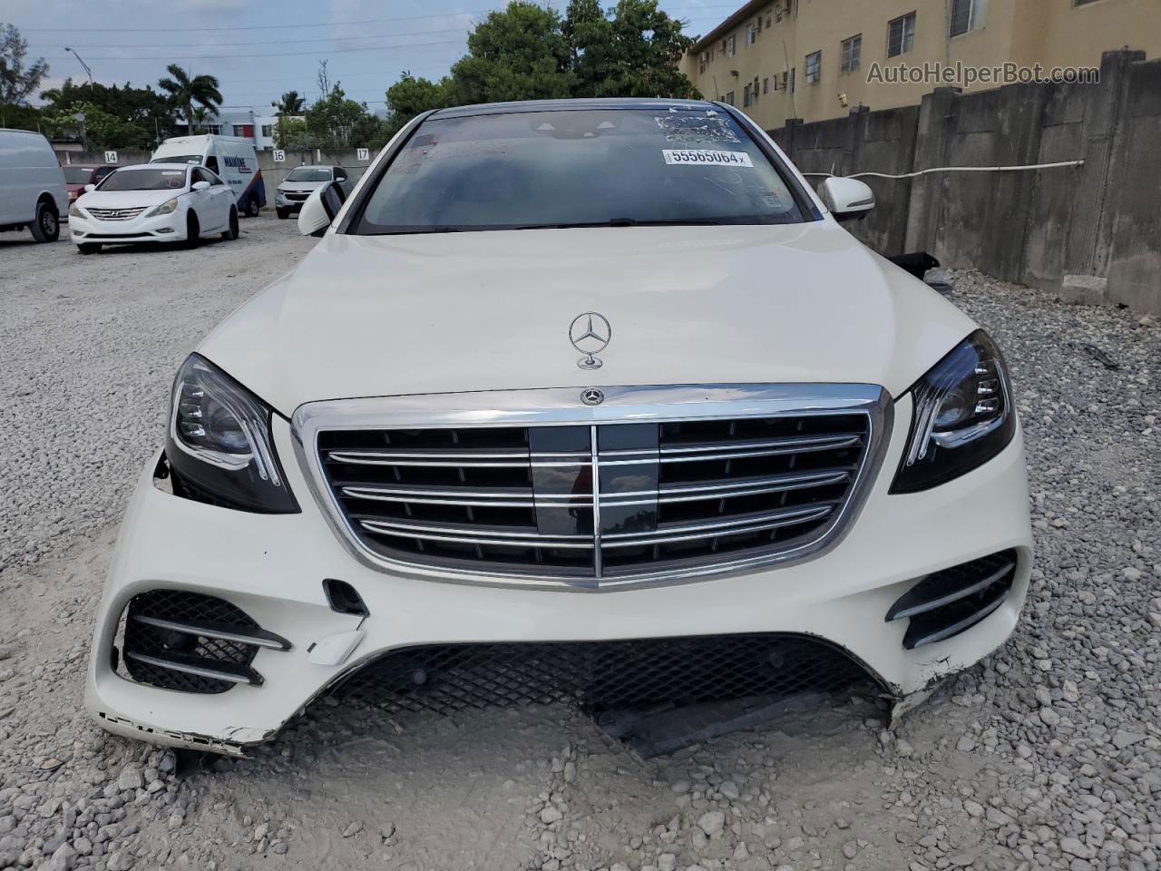 2019 Mercedes-benz S 560 4matic White vin: WDDUG8GB2KA431784