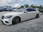 2019 Mercedes-benz S 560 4matic White vin: WDDUG8GB2KA431784