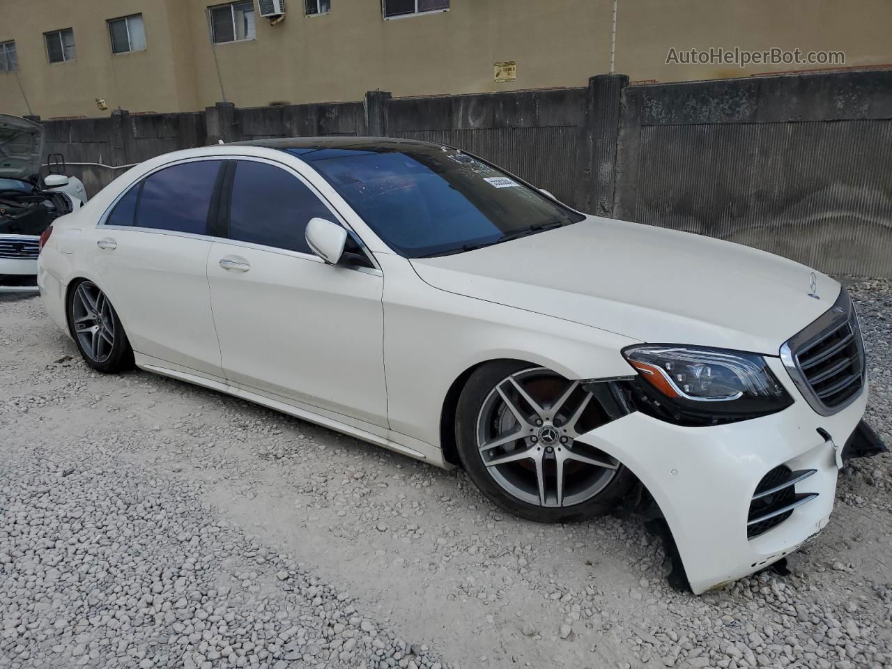 2019 Mercedes-benz S 560 4matic White vin: WDDUG8GB2KA431784