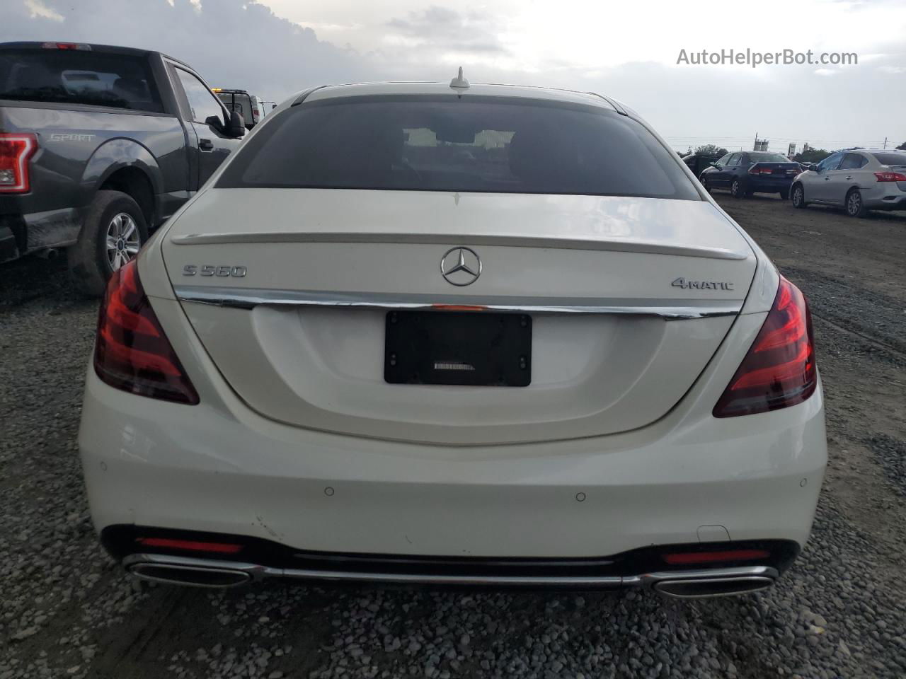 2019 Mercedes-benz S 560 4matic White vin: WDDUG8GB2KA444213