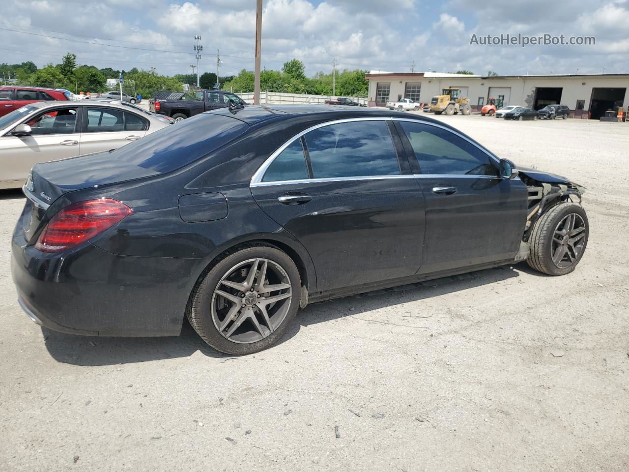 2019 Mercedes-benz S 560 4matic Черный vin: WDDUG8GB2KA445961