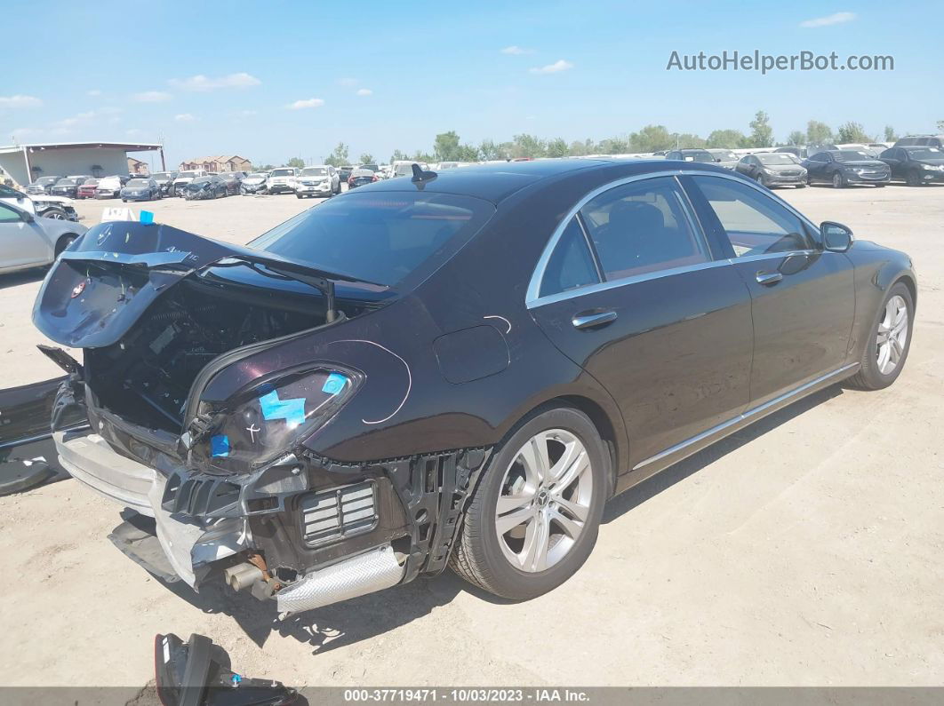 2019 Mercedes-benz S 560 4matic Black vin: WDDUG8GB2KA470813