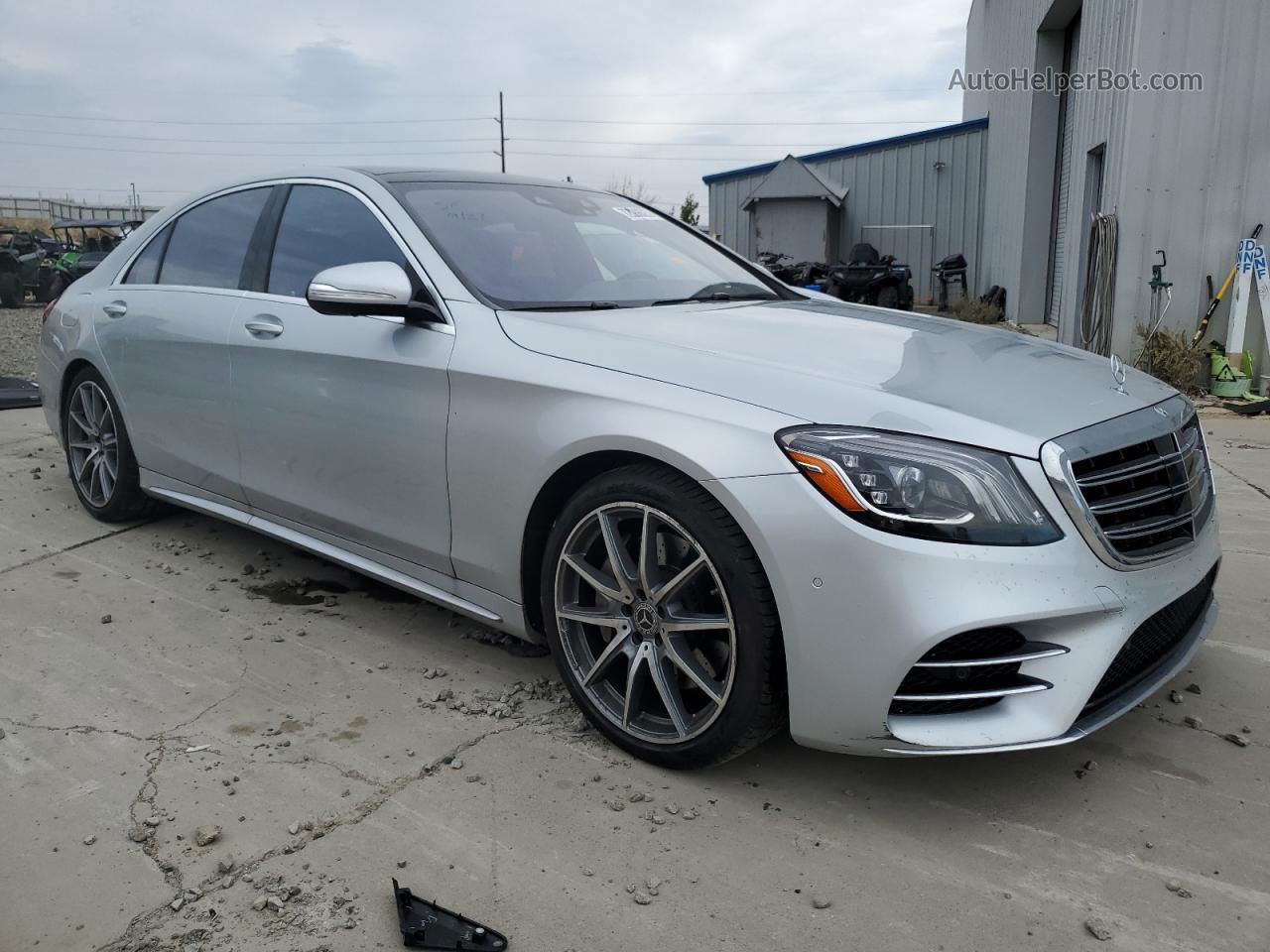 2019 Mercedes-benz S 560 4matic Серебряный vin: WDDUG8GB2KA488504