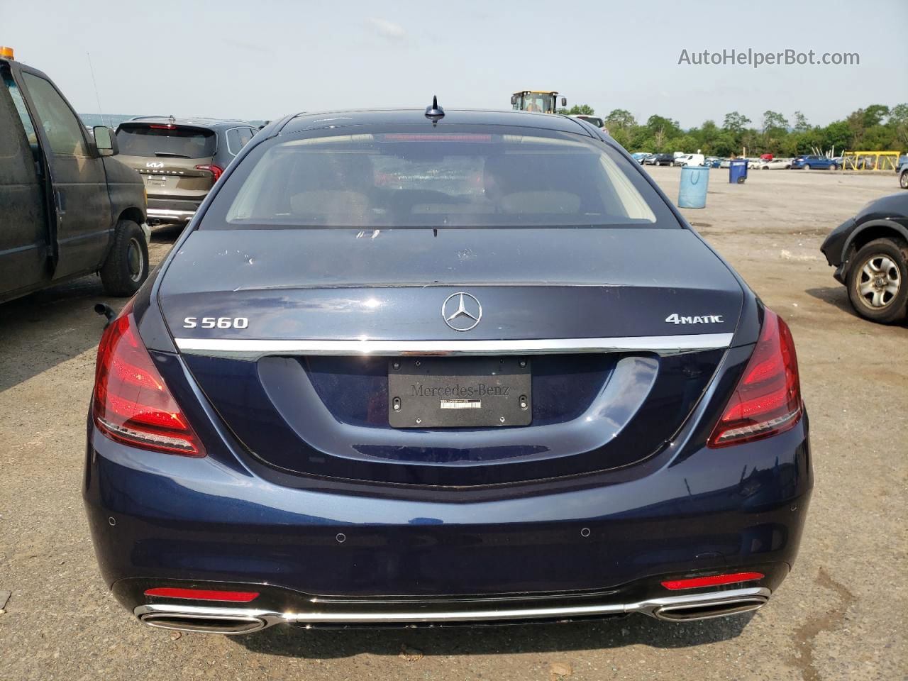 2019 Mercedes-benz S 560 4matic Blue vin: WDDUG8GB2KA491273