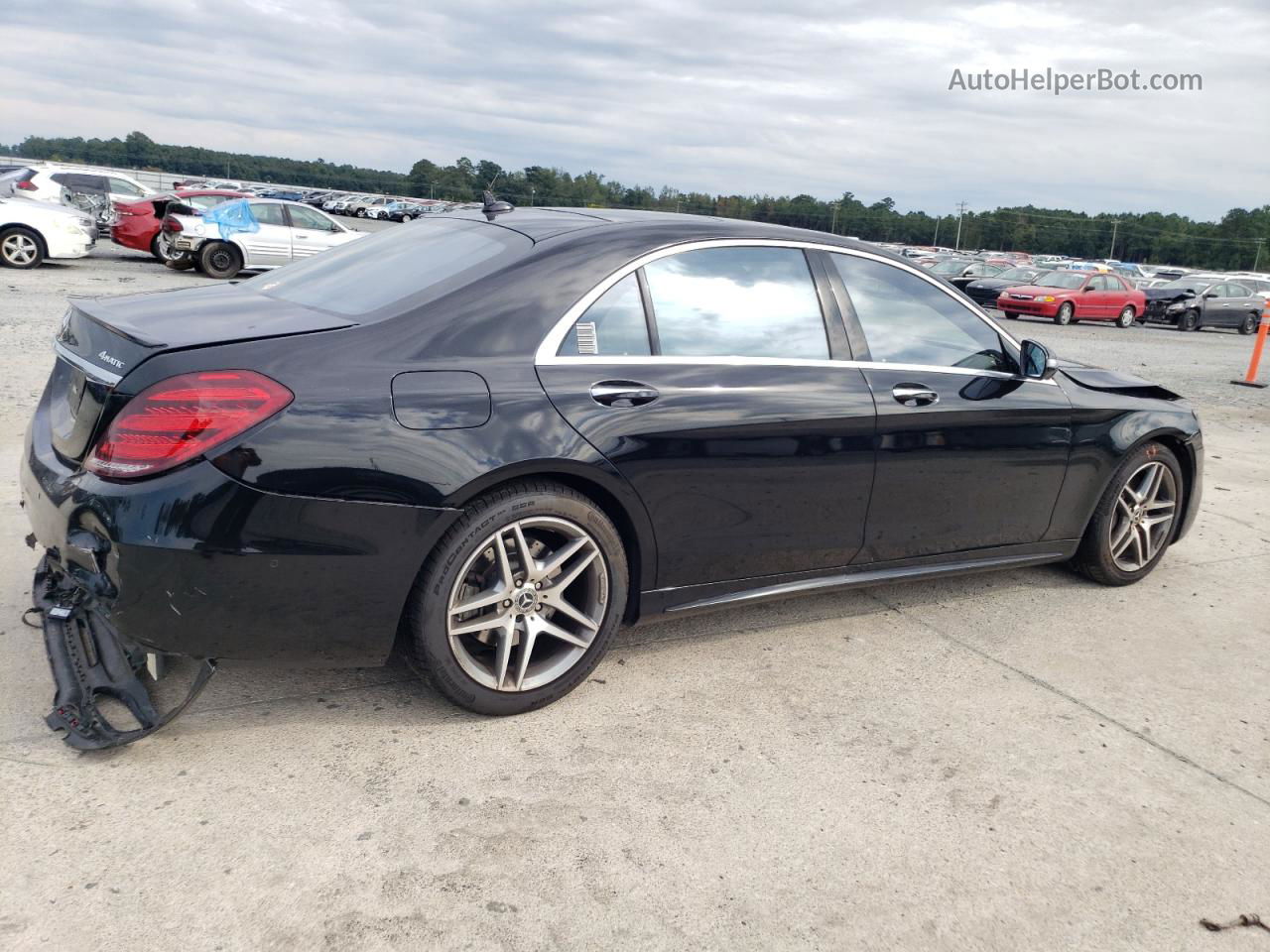 2019 Mercedes-benz S 560 4matic Black vin: WDDUG8GB3KA429462