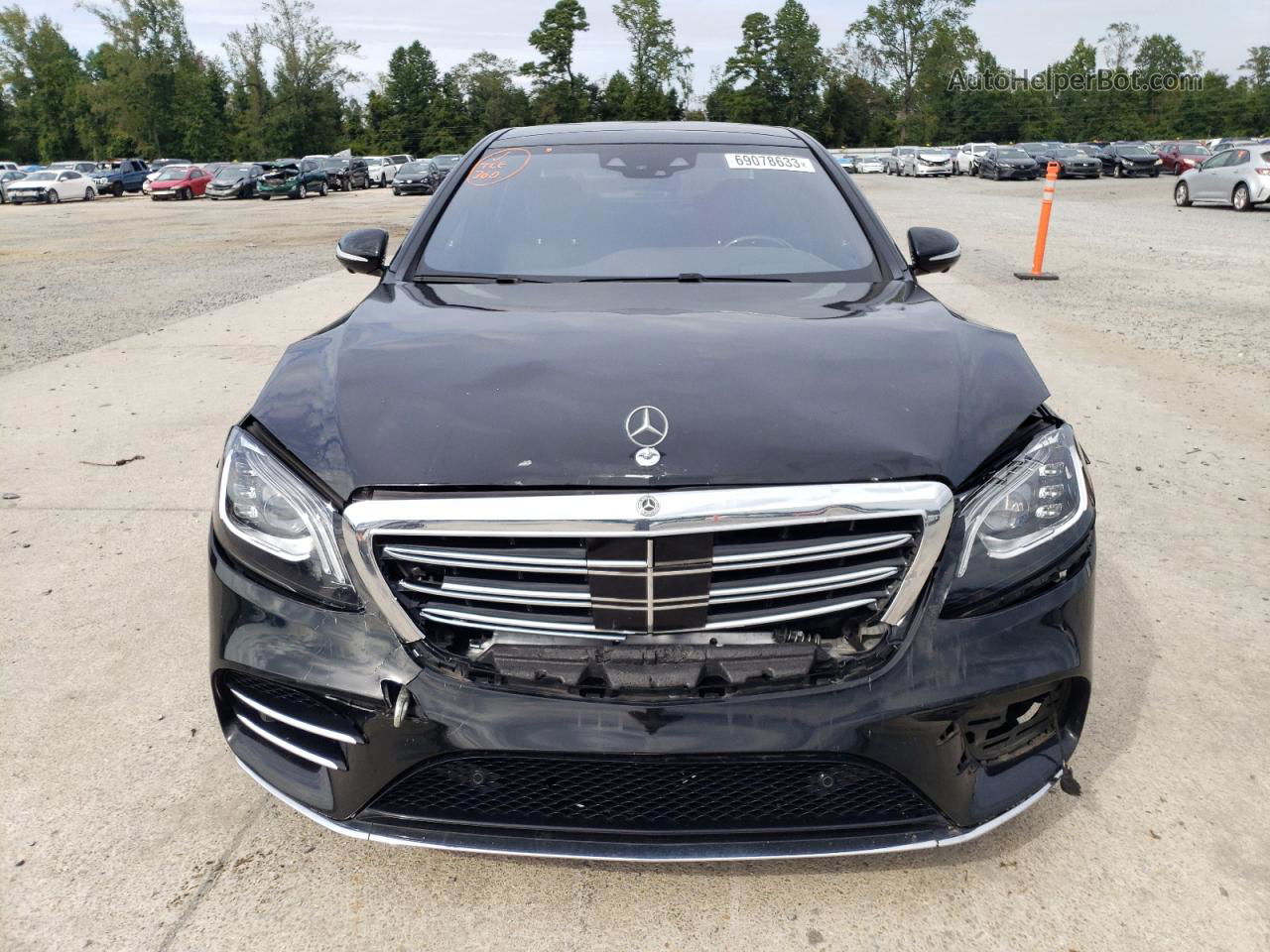 2019 Mercedes-benz S 560 4matic Black vin: WDDUG8GB3KA429462