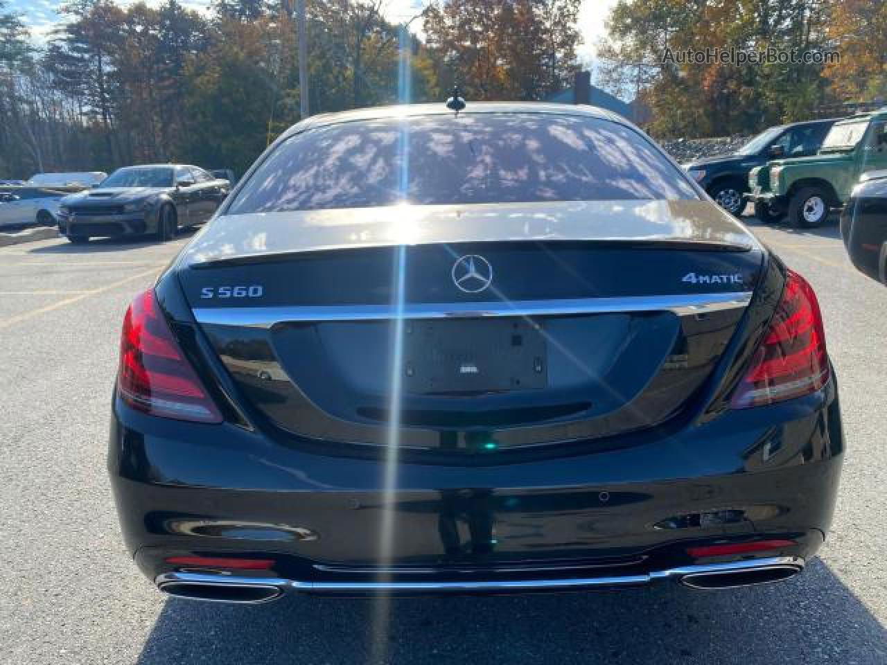 2019 Mercedes-benz S 560 4matic Black vin: WDDUG8GB3KA448903