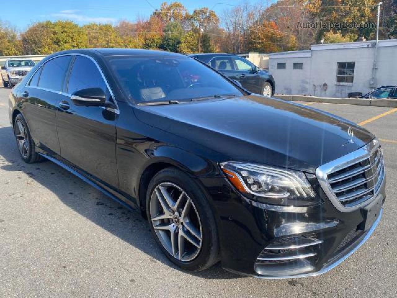 2019 Mercedes-benz S 560 4matic Black vin: WDDUG8GB3KA448903