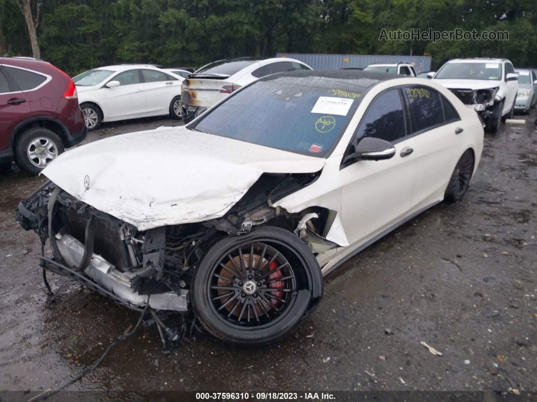 2019 Mercedes-benz S 560 4matic White vin: WDDUG8GB3KA459240