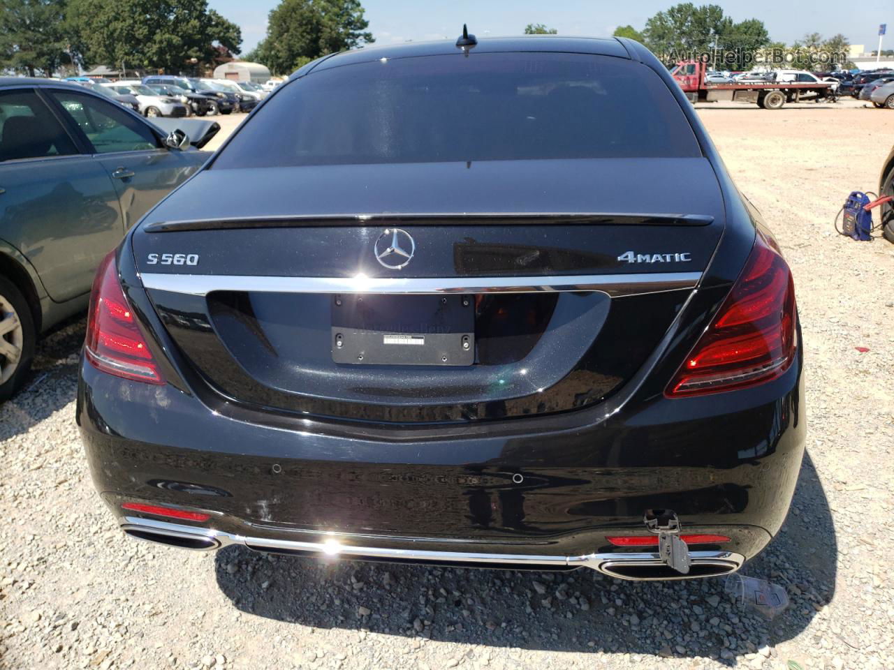 2019 Mercedes-benz S 560 4matic Черный vin: WDDUG8GB3KA461005