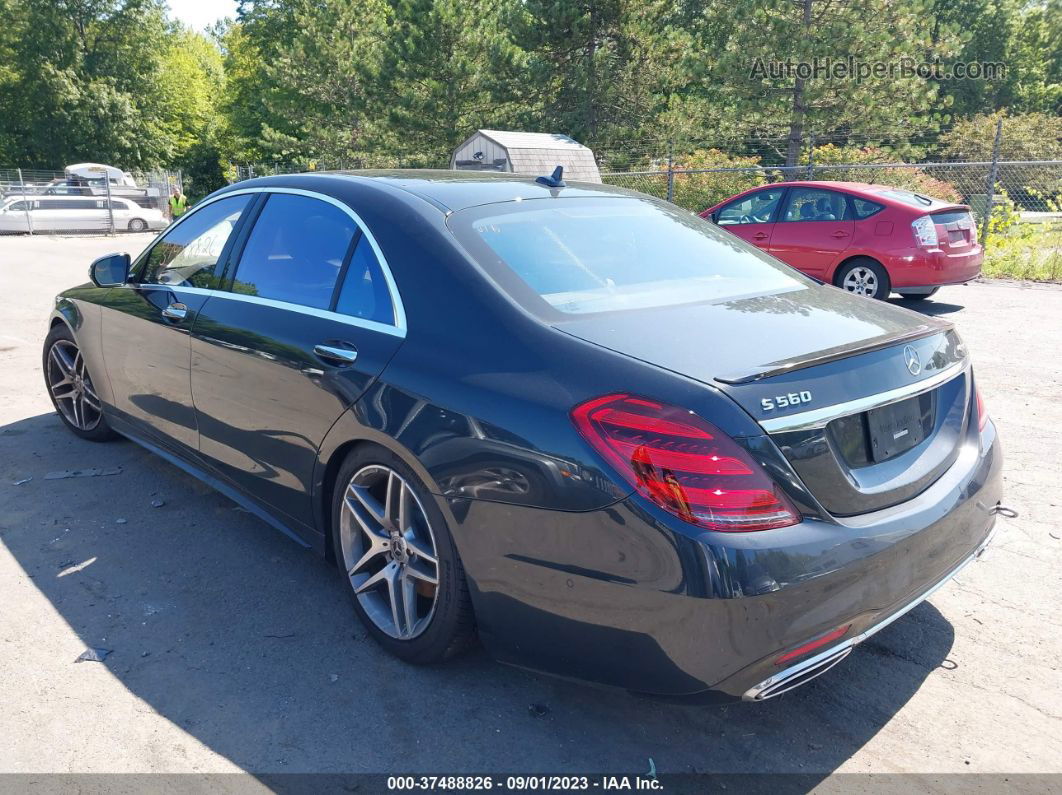 2019 Mercedes-benz S-class S 560 Черный vin: WDDUG8GB3KA481464