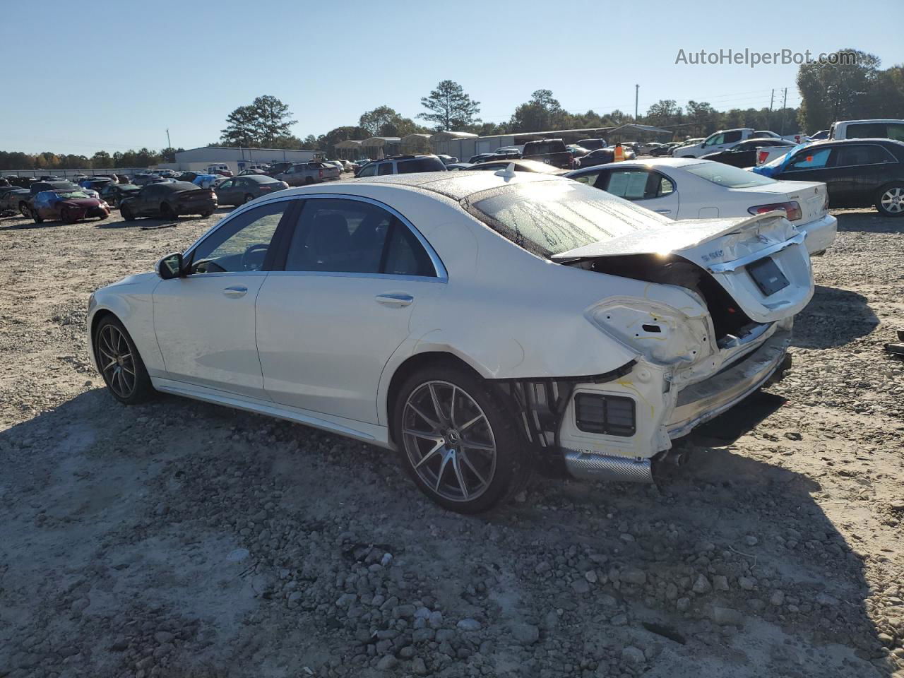 2019 Mercedes-benz S 560 4matic White vin: WDDUG8GB4KA462504