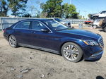 2019 Mercedes-benz S 560 4matic Синий vin: WDDUG8GB4KA465631