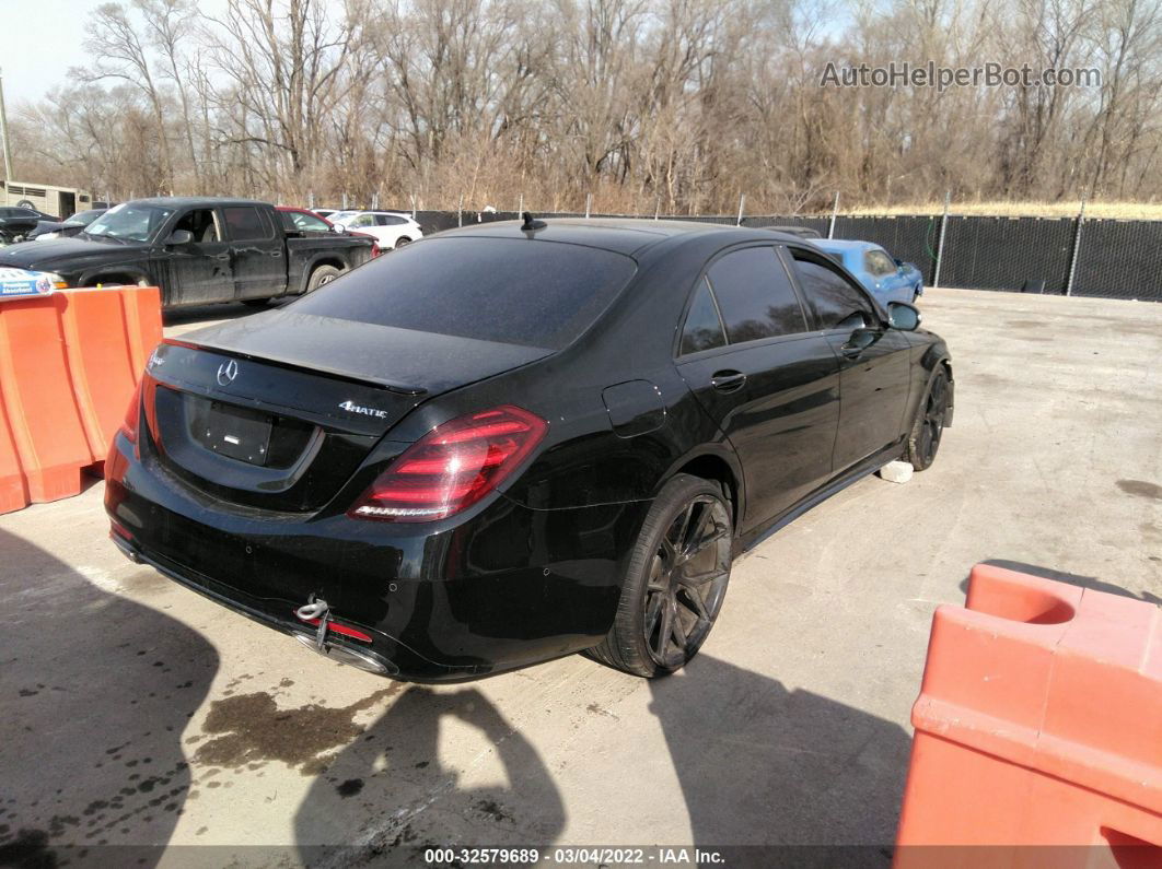 2018 Mercedes-benz S 560 4matic Black vin: WDDUG8GB5JA389674