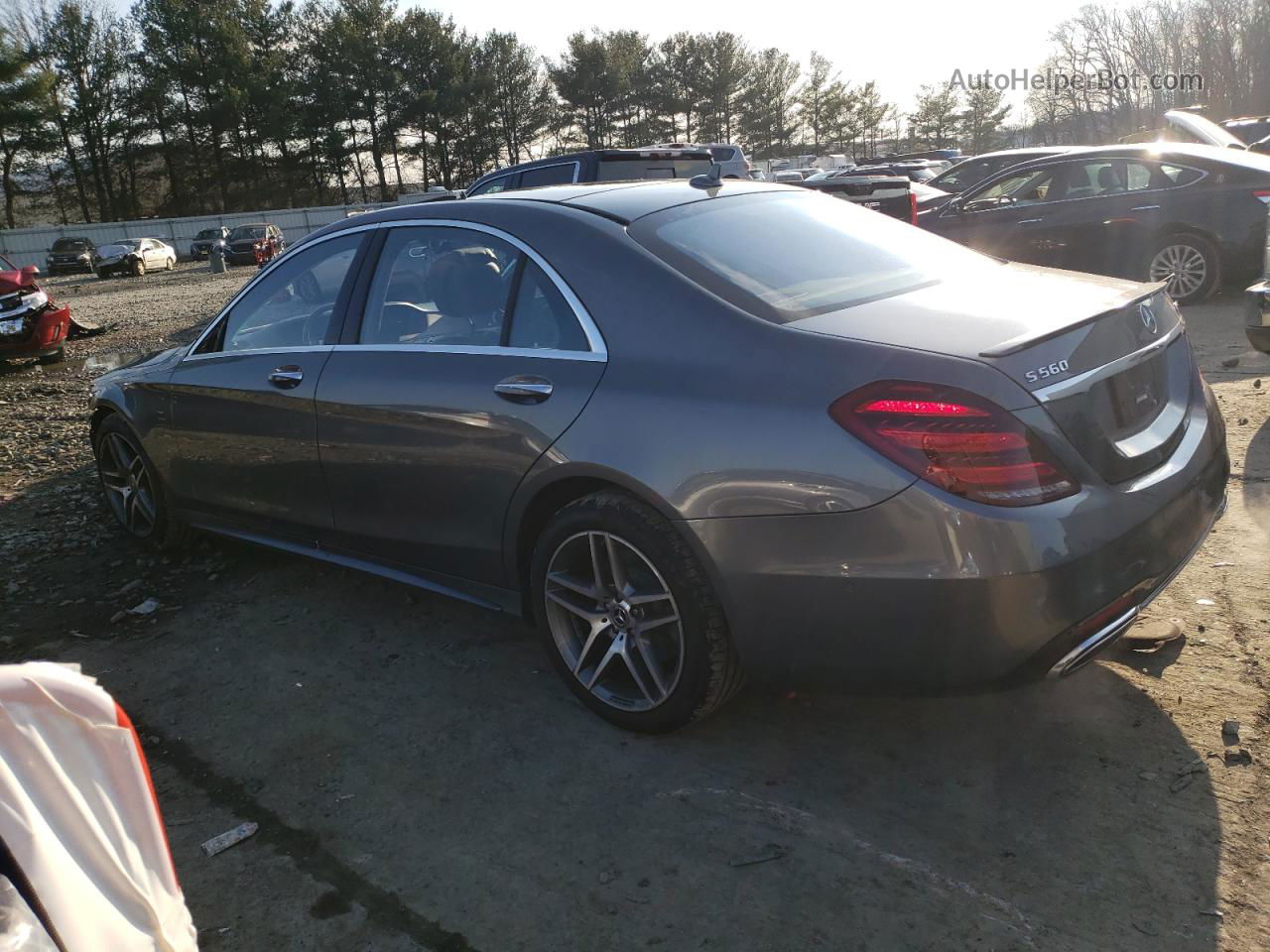 2019 Mercedes-benz S 560 4matic Silver vin: WDDUG8GB5KA425882